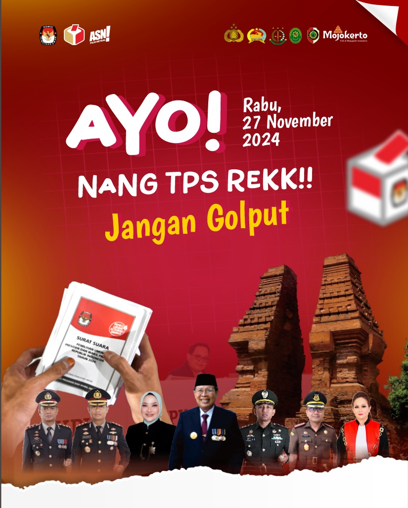 Mari Sukseskan Pilkada Serentak 2024: Ayo Datang ke TPS pada Rabu, 27 November!